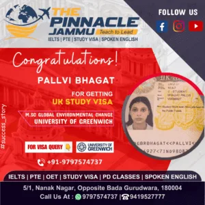 PallviBhagat - best ielts institute in jammu