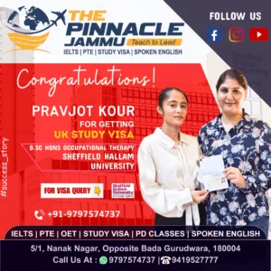PravjotKour - best ielts institute in jammu