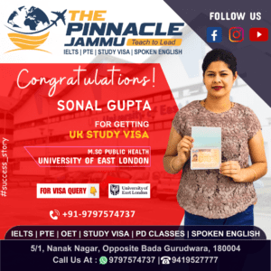 SonalGupta - best ielts institute in jammu