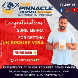 SunilMehra - best ielts institute in jammu